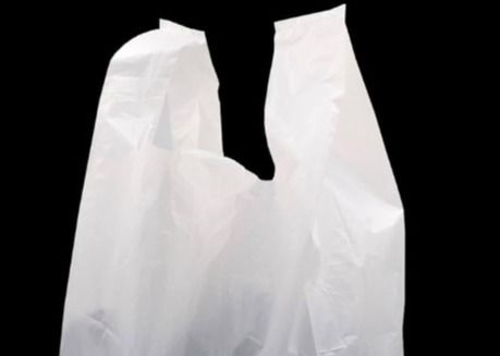 HDPE LDPE Áo vest nhựa túi xách áo thun nhựa trắng túi mua sắm