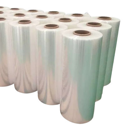 Bộ phim thu nhỏ PE trong suốt có kích thước lớn Roll 50μM Palet Wrapping Film