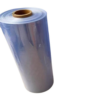Phim PVC Polyvinyl Chloride màu xanh minh bạch 30 micron PVC sợi bọc co lại bằng nhiệt