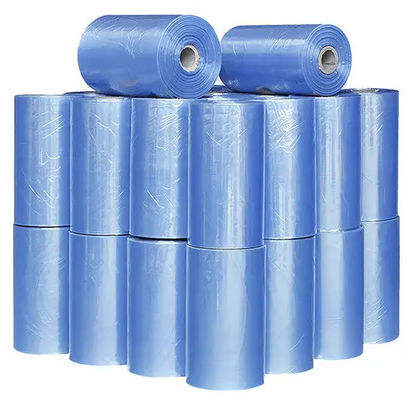19 Micron Clear PVC Shrink Wrap Film Roll Centerfold Low Temperature Shrink