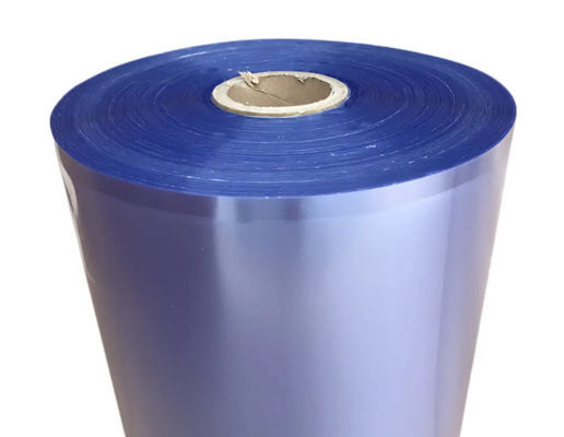 19 Micron Clear PVC Shrink Wrap Film Roll Centerfold Low Temperature Shrink