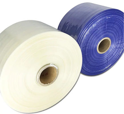 19 Micron Clear PVC Shrink Wrap Film Roll Centerfold Low Temperature Shrink