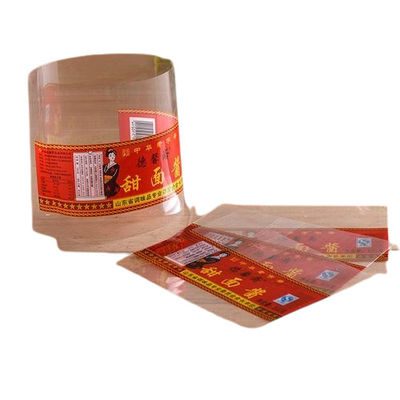 Chất chống ẩm chai co lại gói tay áo PETG OPS PVC PLA co lại nhãn