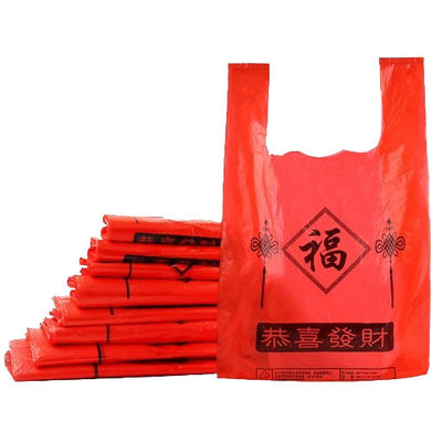 30μm Áo đeo quần áo nhựa hạng nặng túi xách LDPE cho nhà hàng