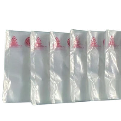 Thẻ thực phẩm PE túi mua sắm nhựa trong suốt 30 Micron túi tay áo thun