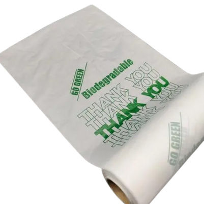 Túi mua sắm phân hủy sinh học tùy chỉnh 13 Micron Túi giáp phân hủy sinh học