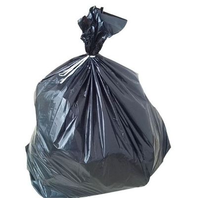 PE kéo dây thừng thùng rác Liner đen hạng nặng thùng rác Liner
