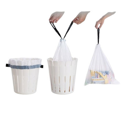 Phòng bếp Thẻ xách nhỏ túi rác PE Lớp thùng rác tái chế