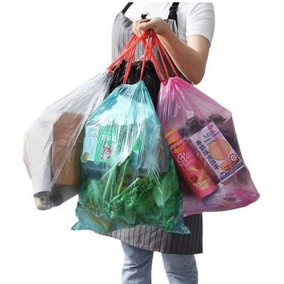 Phòng bếp Thẻ xách nhỏ túi rác PE Lớp thùng rác tái chế
