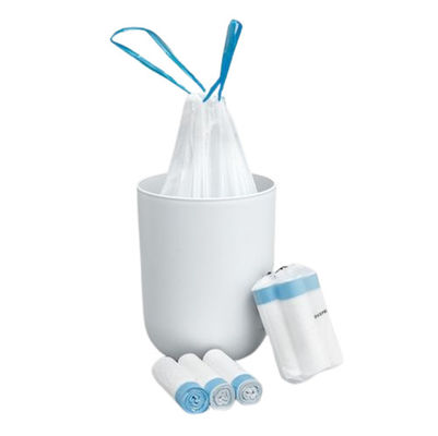 PLA PBAT Biodegradable Pet Waste Bag Dây kéo dây Lớp thùng rác