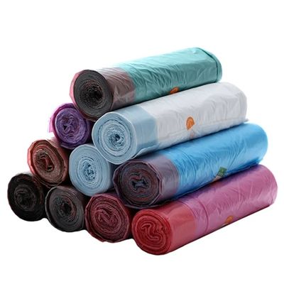 LDPE kéo túi rác 0.04mm Độ dày thùng rác Liner trên cuộn