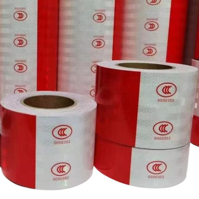 Dải băng cảnh báo màu đỏ và trắng in BOPP