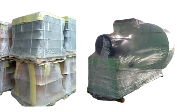 Big Size transparent PE Shrink Film Roll 50μM Pallet Wrapping Film